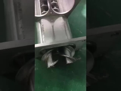 Parallelle dubbele schroefvat van roestvrij staal