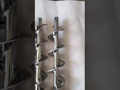 Glanzend afgewerkte oppervlak roestvrij staal auger schroef slijtvastheid voor het transport van materialen