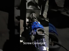 Op maat gemaakte flexibele trough schroefconveyor Spiral groove screw auger conveyor transmissie systeem