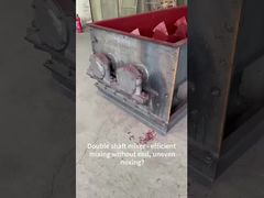 Aangepaste Multi-Schroefas Schroeftransporteur Dubbele As Menger - Zware Dubbele As Paddelmenger voor Beton