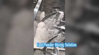 Poedermixer Hoog rendement roestvrij staal