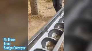 Wirwarvrije slibtransporteur Eenvoudig onderhoud