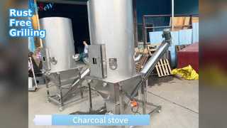 Aangepaste 304 roestvrijstalen houtskoolgrill Corrosiebestendig, oxidatiebestendig, hoge temperatuur