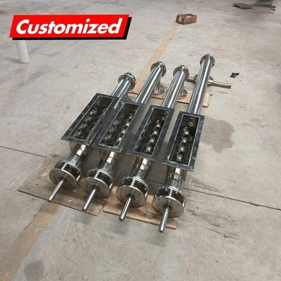 kopen OEM Betonpoeder Custom roestvrij staal transportband System Auger transportband online vervaardiging
