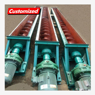kopen OEM Custom Graan Seed Voeder voor pluimvee poeder meel Transportapparatuur Auger Conveyor online vervaardiging
