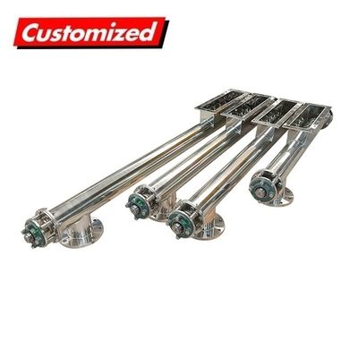 kopen OEM Custom Tubular Screw Auger Feeder roestvrij staal met compacte structuur online vervaardiging