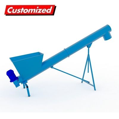 kopen Industrie OEM Custom Hopper Auger Conveyor Flexible Screw Conveyor voor betonnen grind online vervaardiging