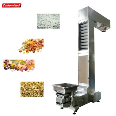 kopen 30 dagen retourbeleid Z-type roestvrij staal Plastic Grain Powder Vertical Skip Conveyor online vervaardiging