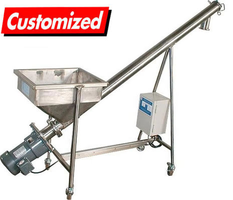 kopen Dry Ice Hopper Screw Auger Conveyor van roestvrij staal voor gladde materiaaloverdracht online vervaardiging