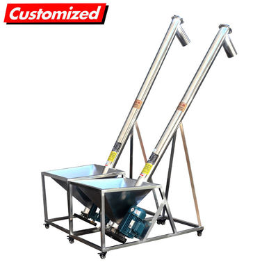 kopen Op maat gemaakte transportsystemen van roestvrij staal Flexible Screw Auger Feeder voor poederconveyor online vervaardiging