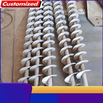 kopen 2025 Hoogprecisie roestvrij staal SS304 SS316 Schachtloze auger schroef voor transportbedrijven Machinery Repair Shops Pulverconveyor online vervaardiging