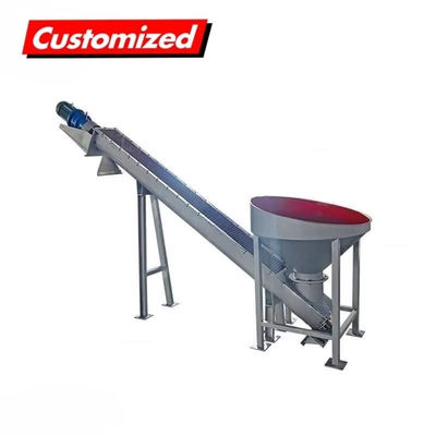 kopen Op maat gemaakte transportmachine van kunststof graanschroefconveyor Helicale ijsschroefconveyor Auger Feeder voor graan online vervaardiging