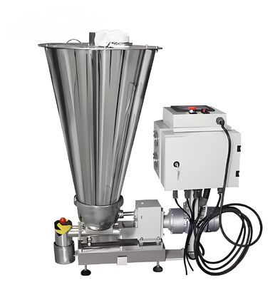 kopen Micro plastic gedwongen hopper twin screw auger continuous conveyor pellet poeder materiaal verlies in gewicht feeder online vervaardiging