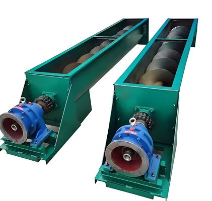 kopen Afvalwater Slib Vaste slib U-buis-type buis Tubulaire schroeftransporttransportvoertuig voor industrie met hopper online vervaardiging