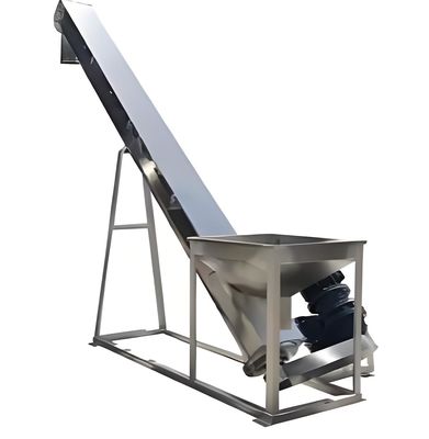 kopen U-type automatische voedingsmachine met een enkele as spiraalconveyor voor chemische poeders van roestvrij staal online vervaardiging