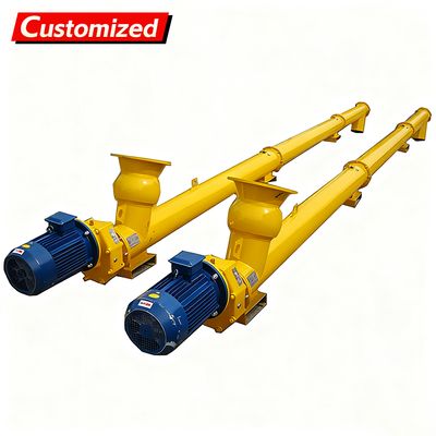 Goede prijs. Custom Auger Conveyor Systems Cement silo discharge Manufacturer Automatic Cement Powder Inclined Auger Screw Conveyor Feeder online