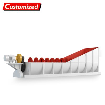 Goede prijs. custom Efficiency Silica Sand Washer Spiral Sand Washing Plant River Sand Screw Wash Machine auger screw Conveyor Customize online