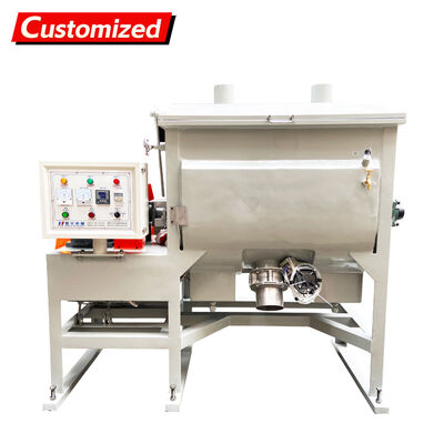 Goede prijs. Persoonlijke roestvrijstalen 350L capaciteit half-automatische horizontale lint poedermixer voor PVC online