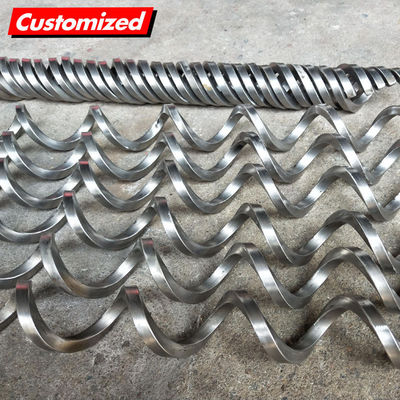 Goede prijs. Aanpasbare schachtloze spiraalblaadboogschroef met hoge precisie en roestvrij staal van voedselgehalte online