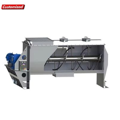 Goede prijs. Automatische SUS304 roestvrijstalen poedermengmachine met U-vormig ontwerp en eenvoudig te installeren horizontale lintmenger online