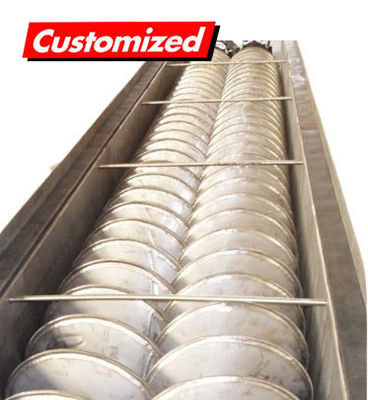 Goede prijs. Roestvrijstalen holle schroefbandtransporteur met hoge corrosiebestendigheid en aanpasbare lengte voor efficiënte thermische verwerking online
