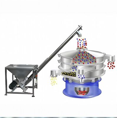 Goede prijs. Flexibel schroefconveyor van roestvrij staal met instelbare snelheid en PLC-besturing voor de chemische industrie online