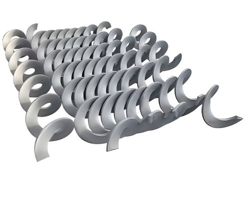 Goede prijs. Continu koudgewalste spiraalvormige transportband van roestvrij staal zonder schacht met kernlagers voor corrosie- en slijtvastheid online