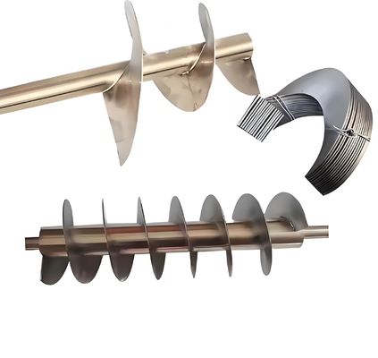 Goede prijs. 304 roestvrij staal slijtagebestendige continue koudgewalste spiraalblaad voor transportsystemen online