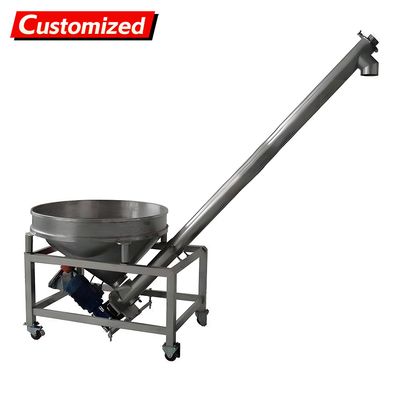 Goede prijs. CustomStainless Steel 304 Materiaal Neigend Schroef Conveyor Auger Feeder Conveyor Spiral Machine voor voedselpoeder Voederadditief online