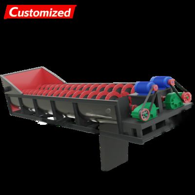 Goede prijs. Sand screw Washer  Spiral Sand Washing Machine high cleaning efficiency Energy Saving Mining Equipment wear-resistant steel Screw Sand Washer Machine for Gravel Pebble Basalt online