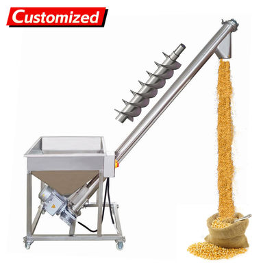 Goede prijs. oem Electric Screw Conveyor Inclined Spiral Auger Screw Conveyor Pipe Auger Feeder Conveyor Powder Particles Loading Machine 1.7m Conveyor Height online