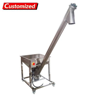 Goede prijs. customized Screw Powder Feeding Machine, Automatic Feeder Vibrating Hopper Inclined Conveyor, Powder Loading Machine Vibrating Hopper 110V online
