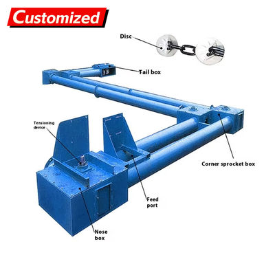 Goede prijs. Custom Tube Chain Conveyor Manufacturer Stainless Steel Tube Chain Conveyor Vertical and Horizontal Combination Tube Chain Conveyor Sealing Processing Sturdy and durable construction for handling vari online