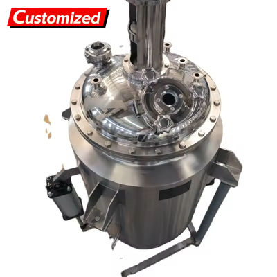 Goede prijs. Custom Stainless Steel Food-Grade Reaction Vessel 220V Chemical Reaction Vessel Pump Core Container 50L-5000L Suitable for Motor-Driven Chemical Reactor Equipment online