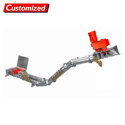 Goede prijs. Aangepaste schroeftransporteur van roestvrij staal voor sanitaire toepassingen Schroeftransporteur 304/316 Schroefelevator (Gespecialiseerd voor poeder- en korrelmaterialen) OEM/ODM-diensten online