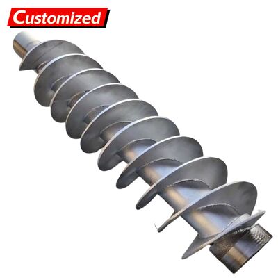 Goede prijs. Op maat gemaakte roestvrijstalen en koolstofstalen schroeftransporteurschroefbladen met as/asloze ontwerpen voor schroeftransporteurcomponenten Energie & Mijnbouw, Boerderijen, Bouwwerken online