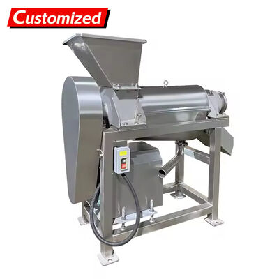 Goede prijs. Custom Commerciële roestvrij staal Fruit and Vegetable Juicer Schroef Juicer Pulp Juicer Bessen, noten en wortel groenten Juicing Equipment Mechanical Juicing System online