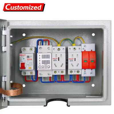 Goede prijs. IP55 waterdichte distributiebox met 220V/380V nominale spanning en een voor industriële toepassingen gecertificeerd anti-diefstal slot online