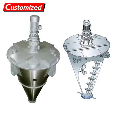 Goede prijs. Op maat gemaakte 50-liter SUS316L Roestvrij Stalen Conische Schroefmenger voor Chemische Verwerkingspoedermengmachine online