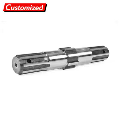Goede prijs. Custom OEM CNC Precision Splined Shaft met Multi-Axis Linkage Transmission in High-Strength Alloy Steel voor industriële toepassingen online