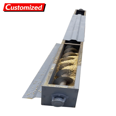 Goede prijs. Stainless Steel Schroef Auger Conveyor met verstelbare snelheid en hoge efficiëntie voor graanvoer poeder Granulaten worm transporter blad online